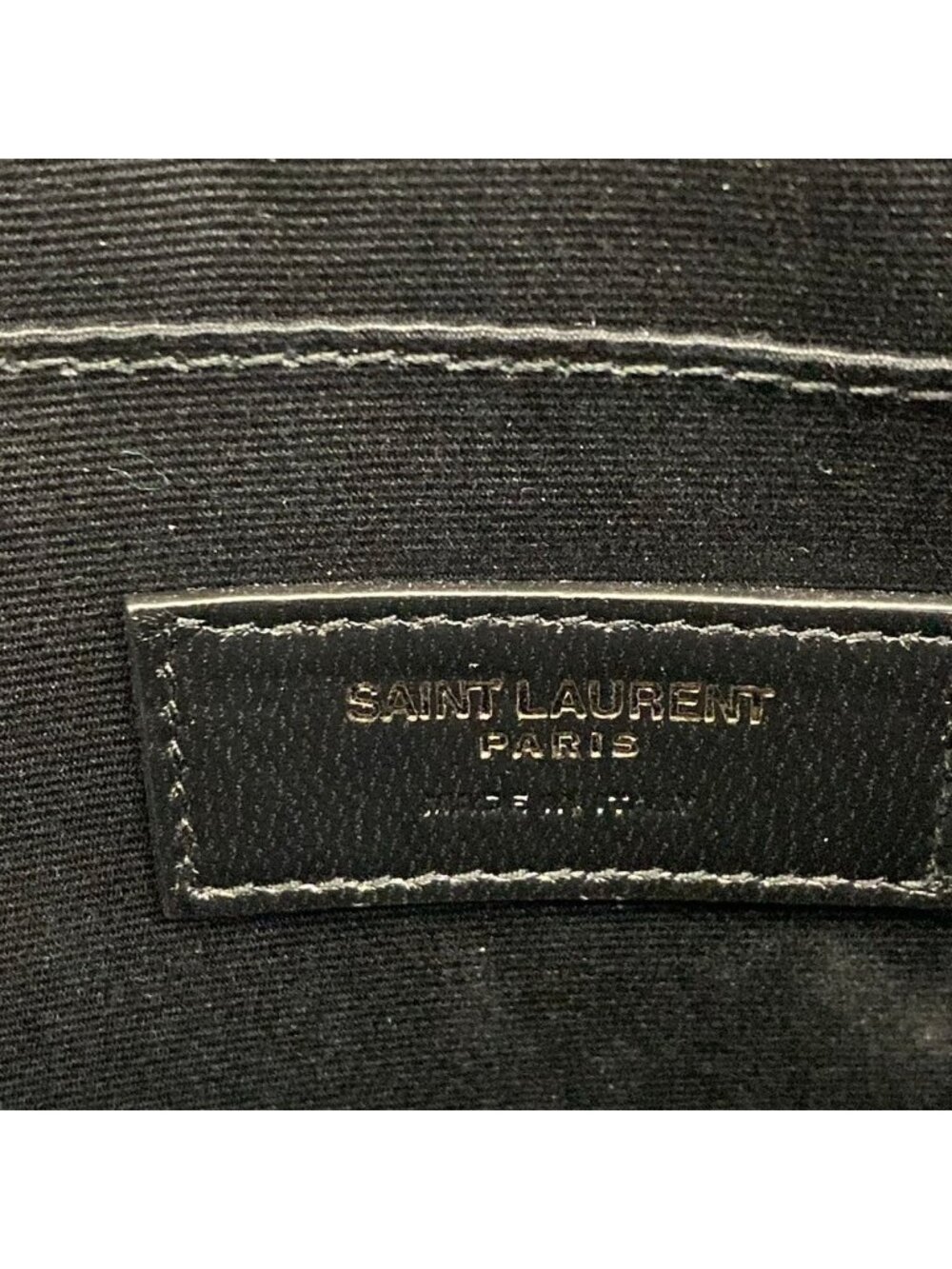 Saint Laurent Paris Clutch Black Leather - Picture 8 of 15